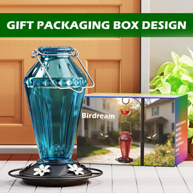 Birdream hummingbird feeder wide mouth for easy filling and cleaning
