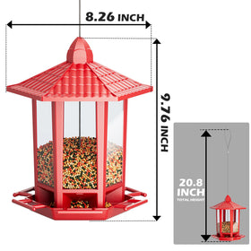 Birdream feeder's wide opening supports easy refills and shared moments.