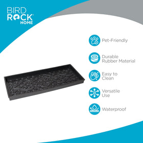 BIRDROCK HOME 34-inch boot tray holds three pairs, great for busy households.