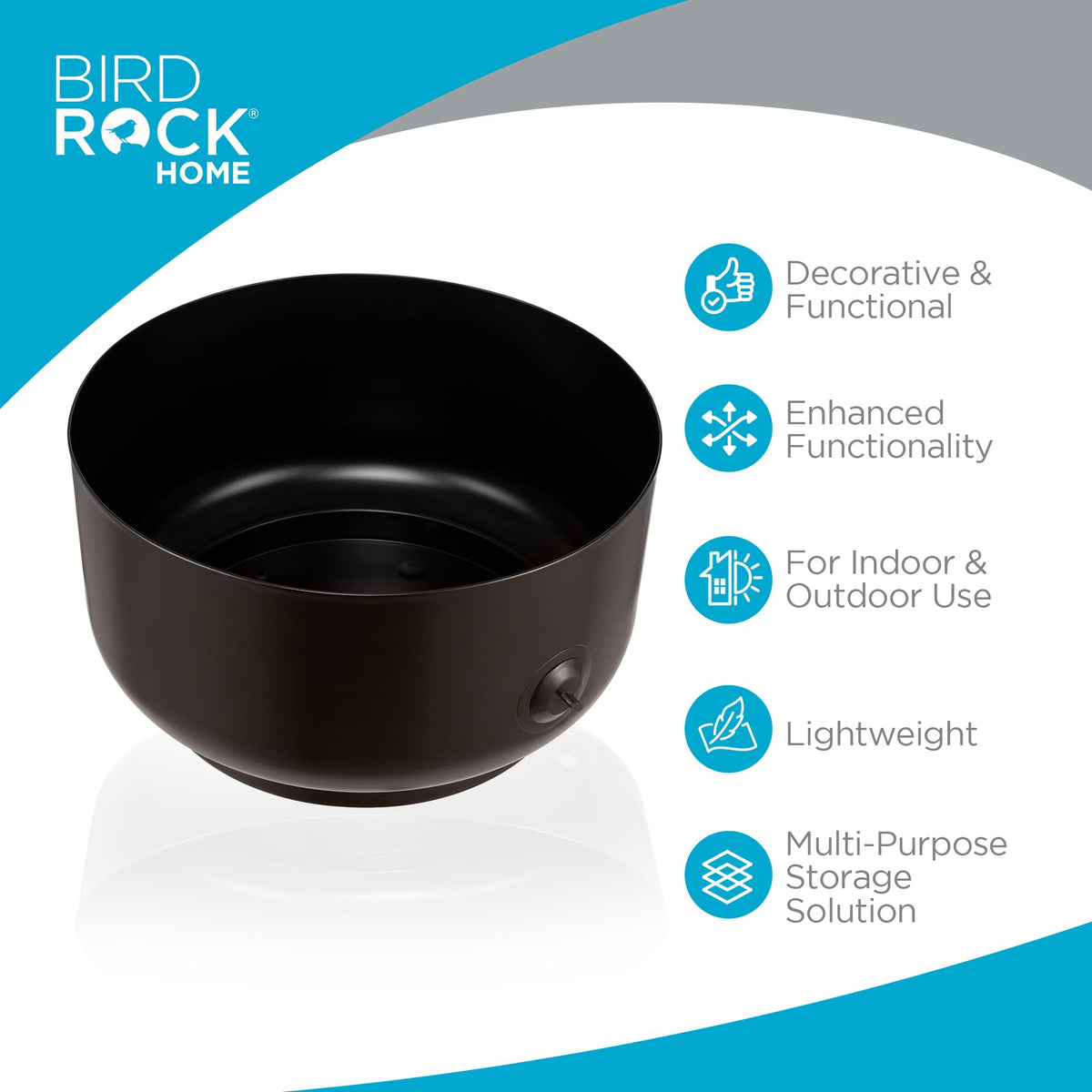BirdRock Home decorative hose hider complements patio decor and protects hoses.