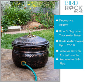 BirdRock Home durable steel construction with copper accents withstands weather
