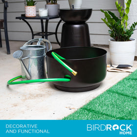 BirdRock Home inlet port eases hose feeding and detangling.