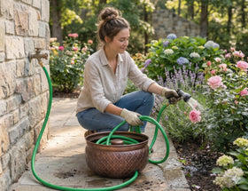 Birdrock Home multi-purpose storage pot doubles as garden and home organizer.
