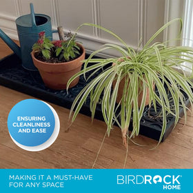 BIRDROCK HOME wide 34-inch tray provides ample space for multiple pairs.