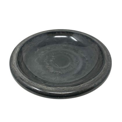 Birds and Beyond Bird Bath Bowl, 19-inch gray fiber clay, lightweight and durable.