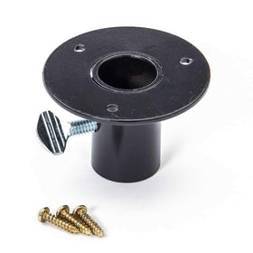 Birds Choice 3-inch steel disc flange provides a sturdy mounting surface.
