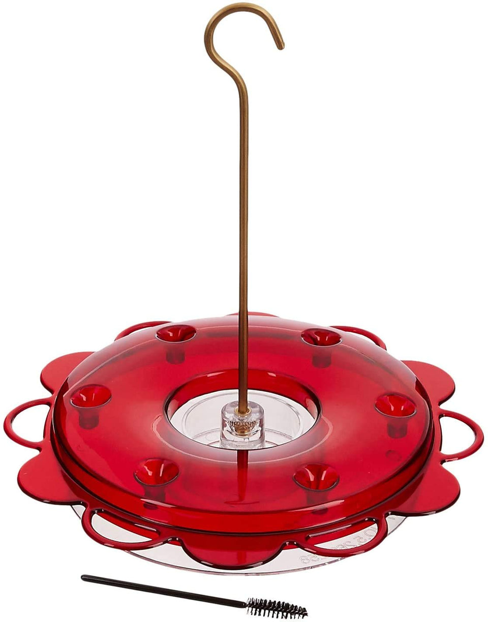 Birds Choice Hummerfest hummingbird feeder with six ports attracts multiple hummingbirds at once