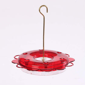Birds Choice Hummerfest red polycarbonate construction stands up to weather
