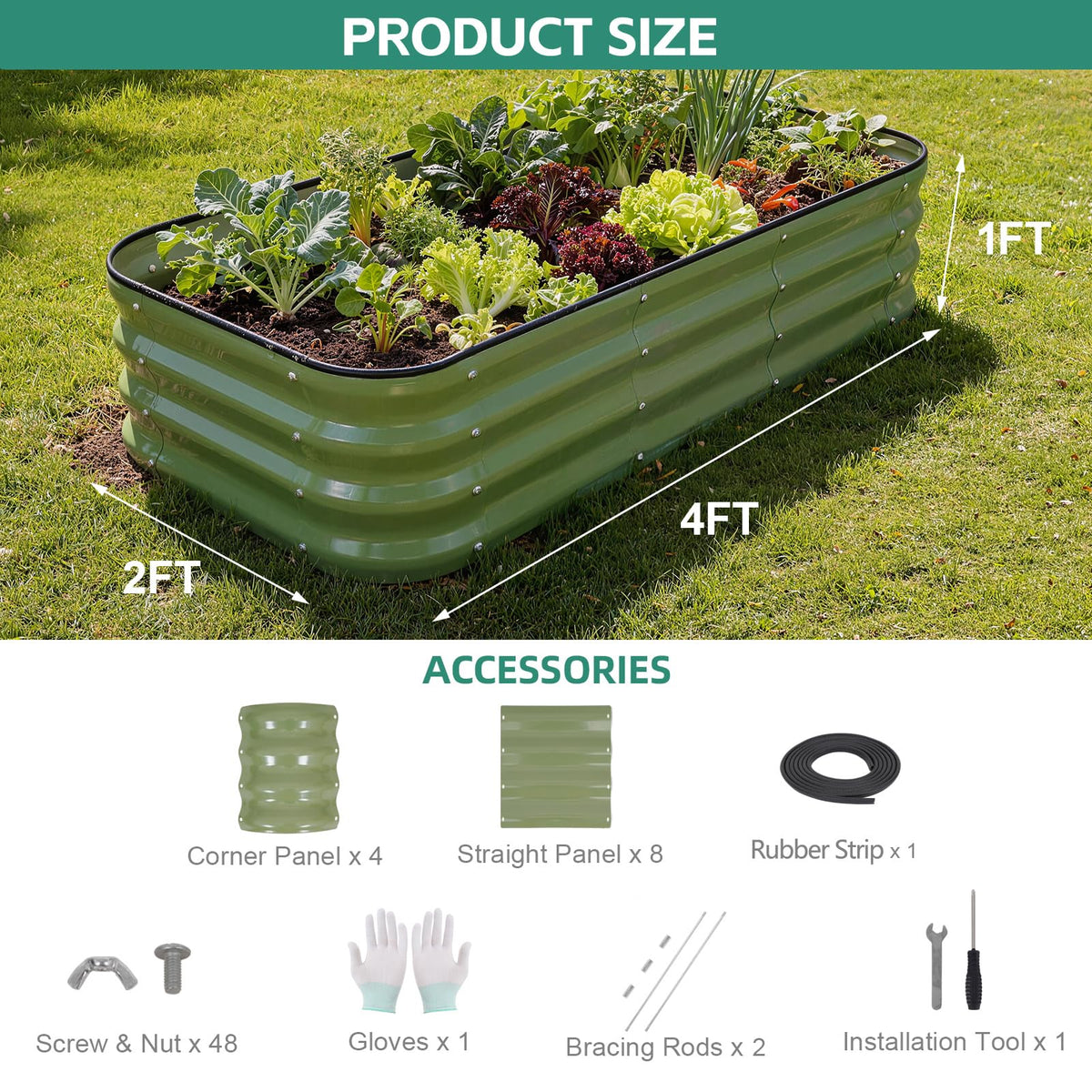 BIRDSINYARD bracing rods pack provides sturdy support in varied weather