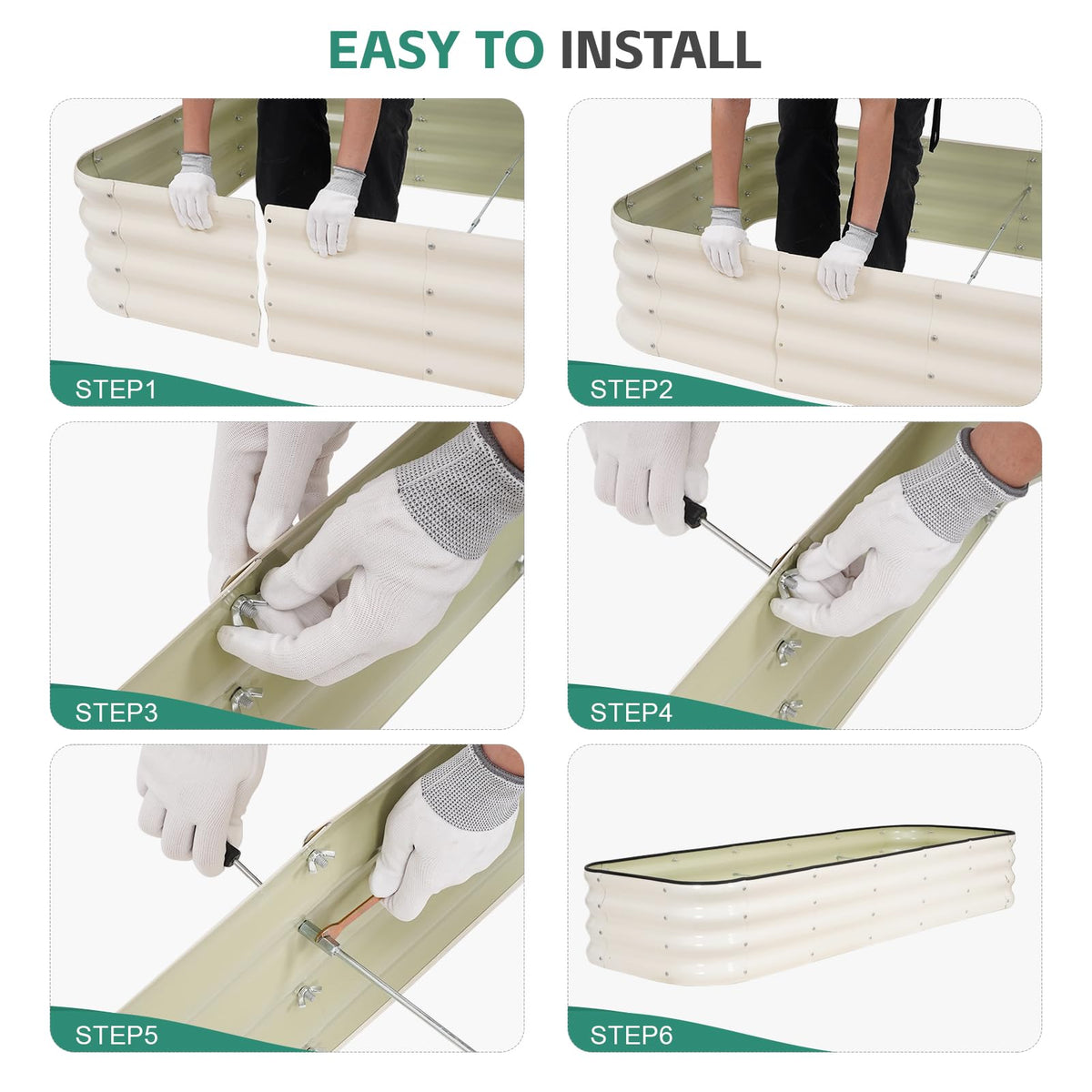 BIRDSINYARD rust-resistant coating withstands sun and rain for lasting use.