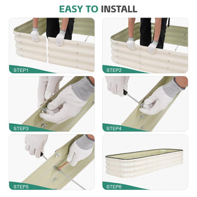 BIRDSINYARD rust-resistant coating withstands sun and rain for lasting use.