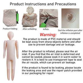 Birheatry dress up display using inflatable body for costume showcase and photo ops