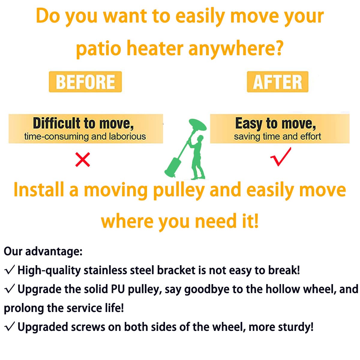 Universal fit for round-base heaters expands placement options with Birheatry.