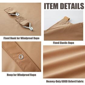 Birodeko 800D Oxford fabric provides waterproof and wear-resistant protection.