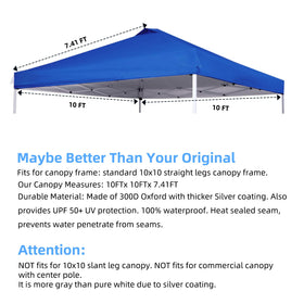 Birodeko canopy top close-up of heat-sealed seams for water resistance.