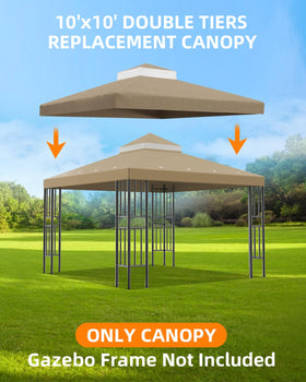 Birodeko replacement canopy with reinforced seams for durability.