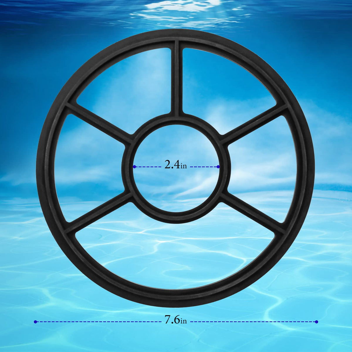 Birsppy Pentair 272409-compatible gasket fits PacFab Hi-Flow 2-Inch valves.