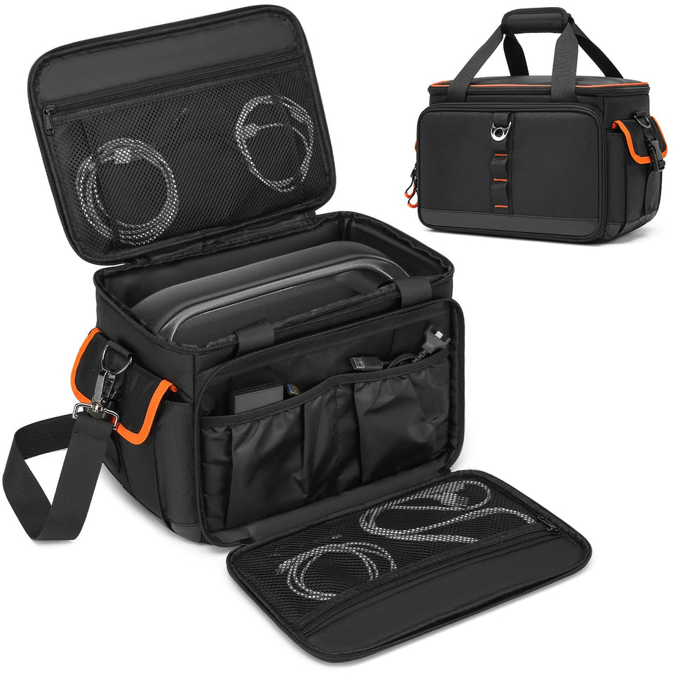 BISKLNDN travel case with compact-design keeps your power station organized on the go.