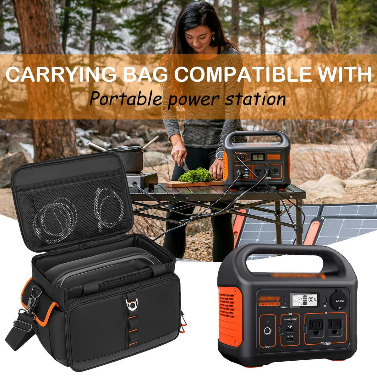 BISKLNDN travel case shoulder-strap offers comfortable hands-free carrying.