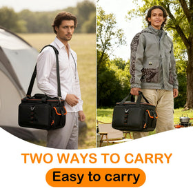 BISKLNDN travel case sturdy-base keeps the bag steady on uneven surfaces.