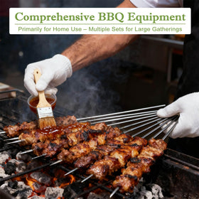 BiTeLong dishwasher-safe skewers simplify cleanup after grilling