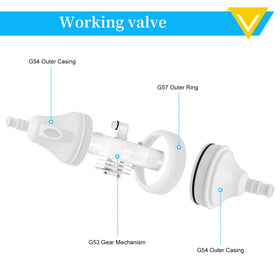 biteyued G52 backup valve Polaris 3900 with durable design for extended use