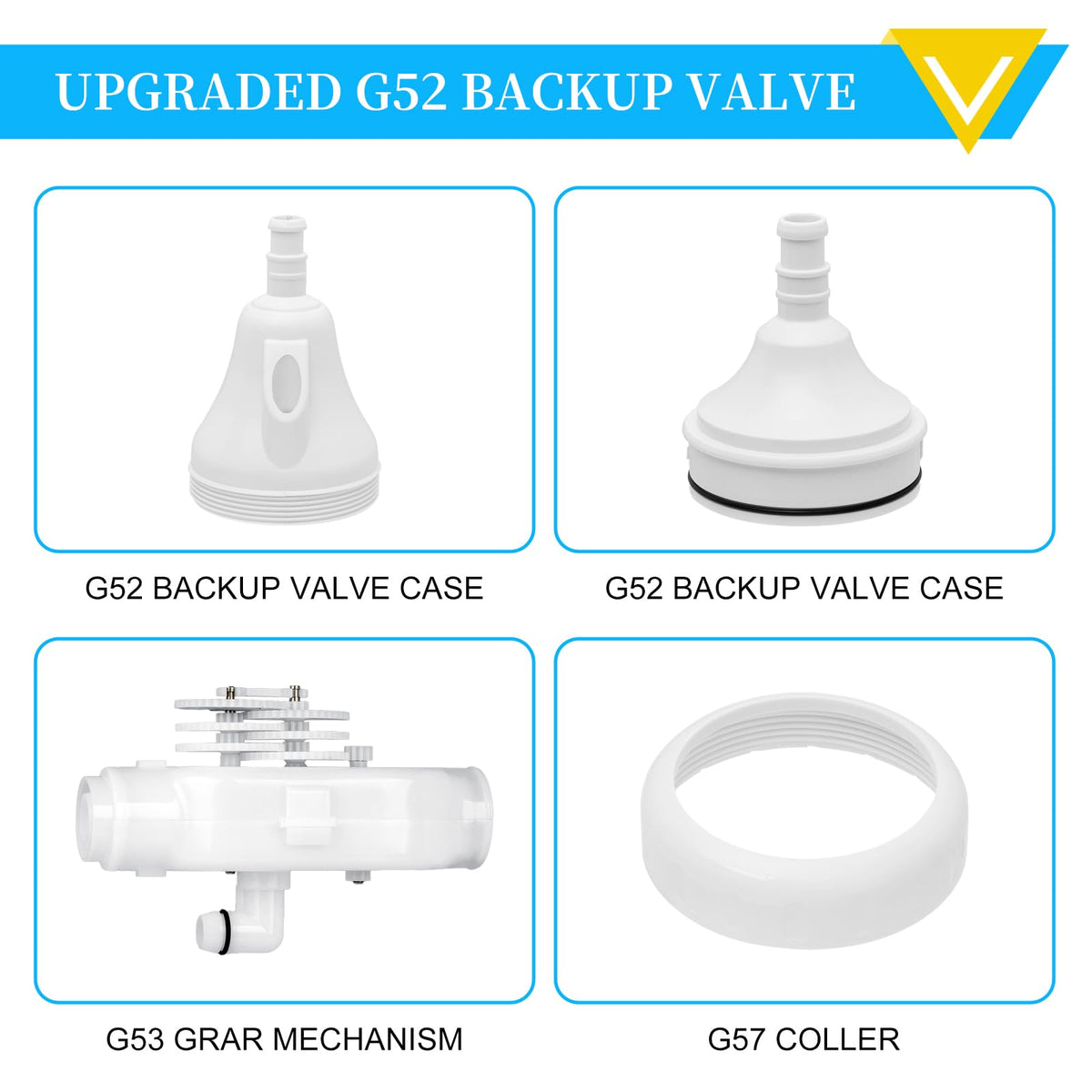 biteyued G52 backup valve Polaris 480 delivers wear resistance for tougher pool tasks