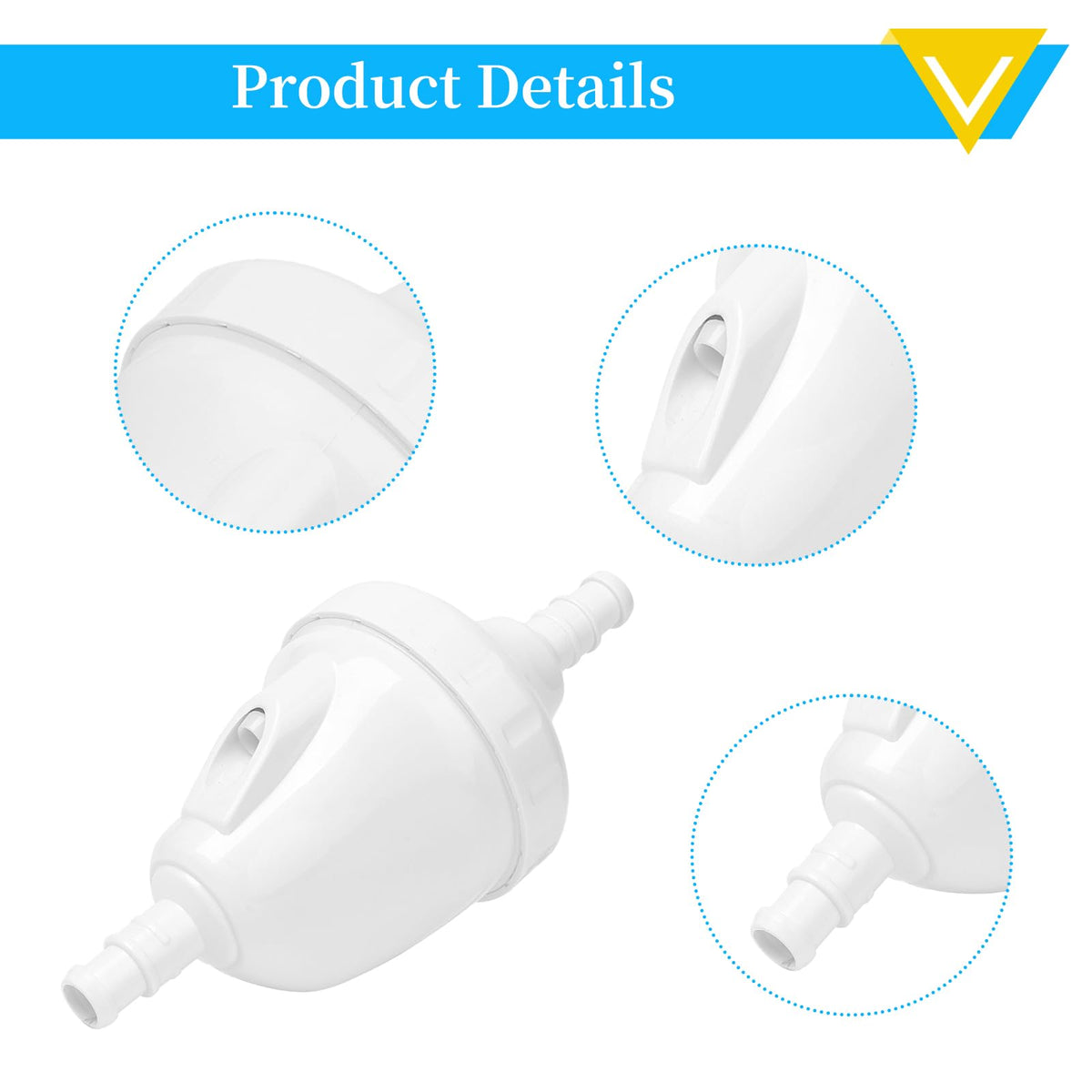 biteyued polymer backup valve shows robust construction for simple DIY replacement