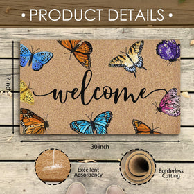 BitKAM housewarming gift butterfly doormat adds practical charm for new homes