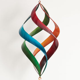 Bits and Pieces sun catcher spiral tail reflects light into prismatic colors