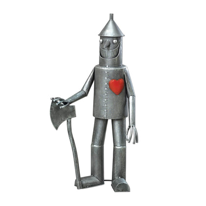 Bits and Pieces Tin Woodsman front view statue ideal for porch display
