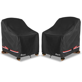 Bitubi waterproof Adirondack chair cover protects up to 32W x 35D x 36H from rain