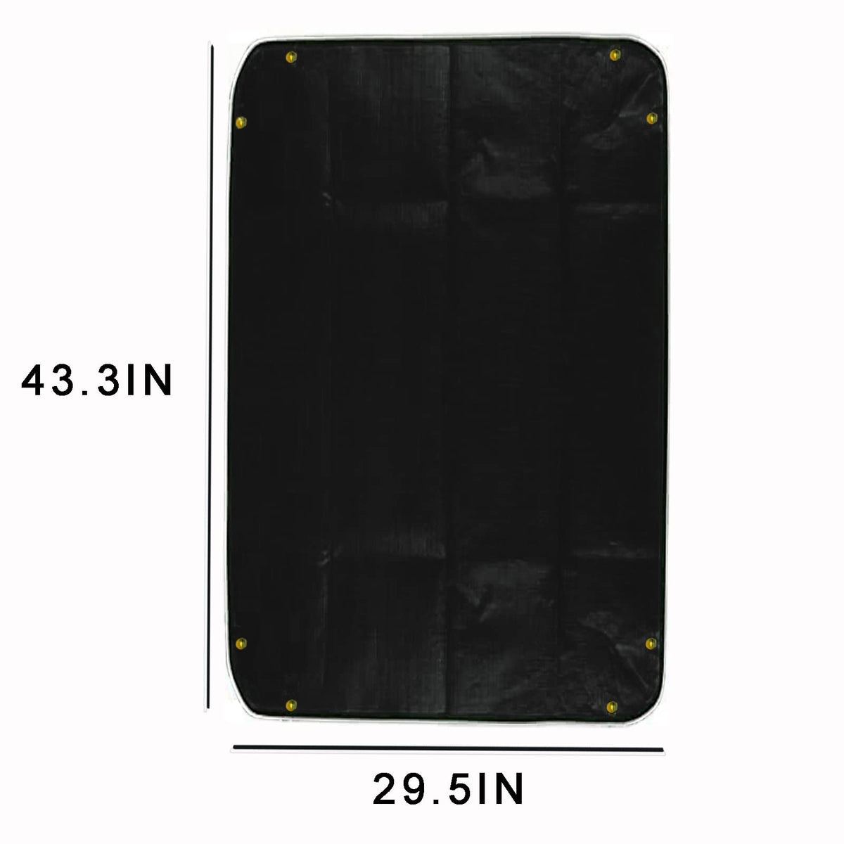 BIUWING mat features corner buckles to help contain soil