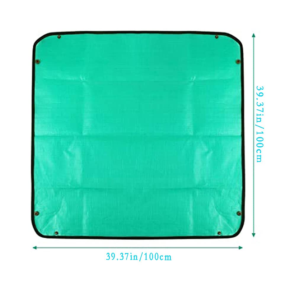 BIUWING easy clean foldable mat ready for compact storage after gardening