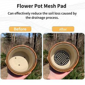 Bivethoi bonsai drainage mesh pad supports roots and promotes airflow.