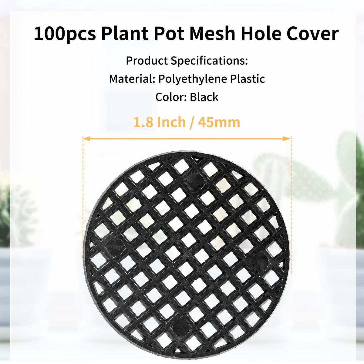 Bivethoi drainage hole mesh pad for garden pots and bonsai lovers.