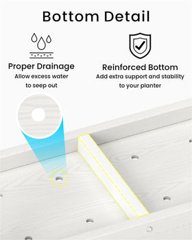 BIVODA easy-assembly raised bed showing pre-inserted nuts and stainless screws