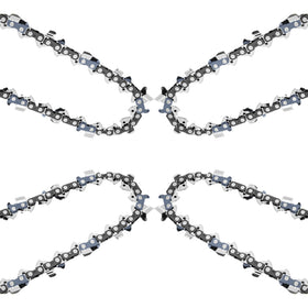 Bizhala 12-inch chain mounted on bar for precise cuts