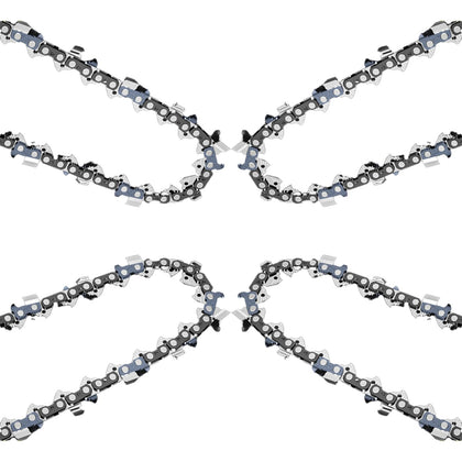 Bizhala 12-inch chain mounted on bar for precise cuts