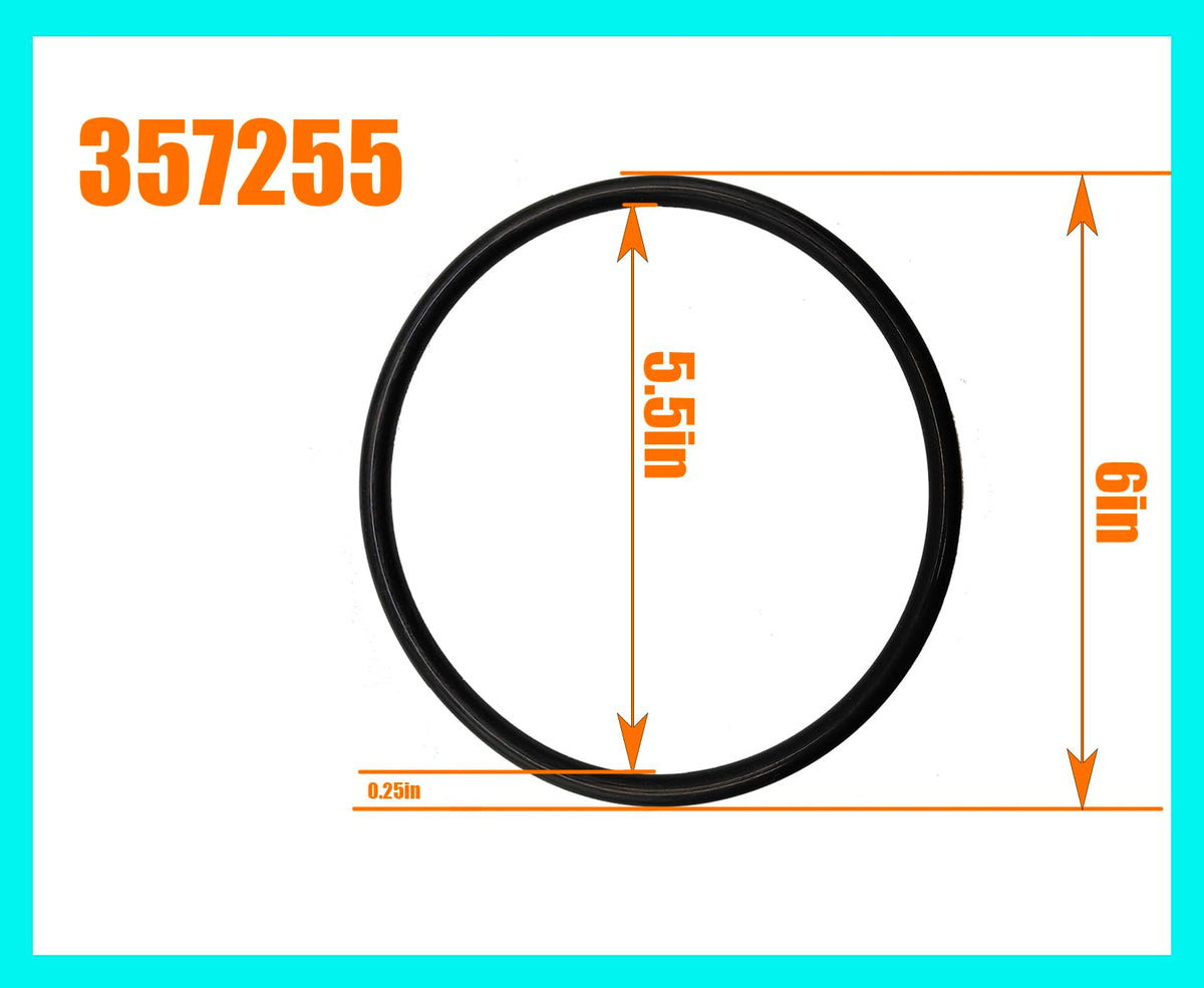 View of the Bizhala 357255 O-ring pack for easy replacement and maintenance.
