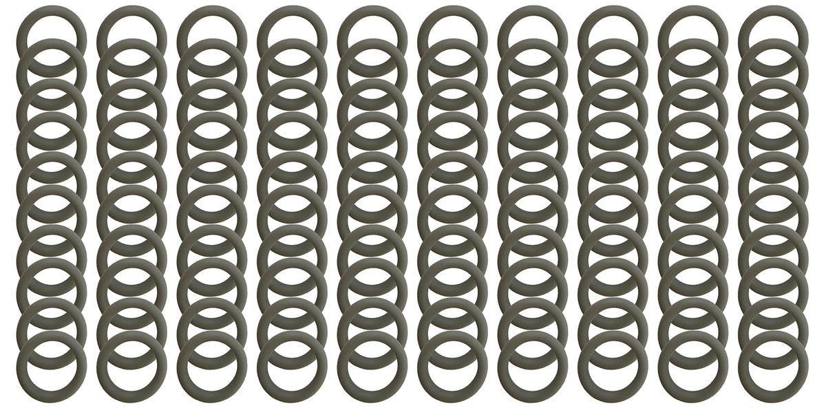 Bizhala 3/8 inch quick-coupler O-rings close-up showing size and seal design.