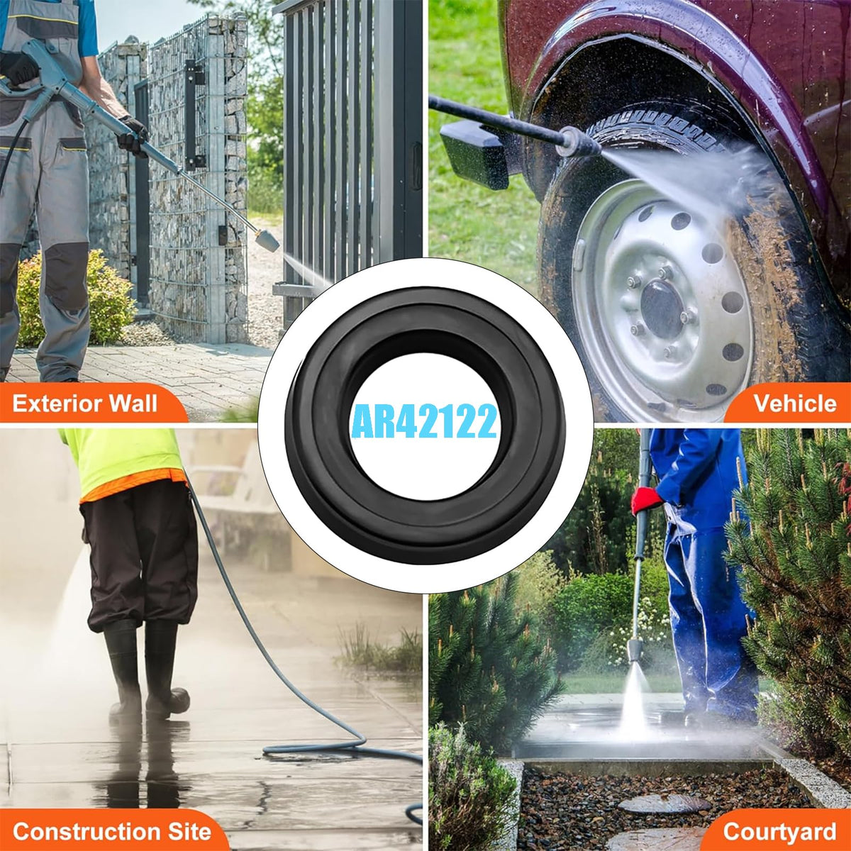 Bizhala AR42122 seal kit compatibility chart with AR and Husky models.