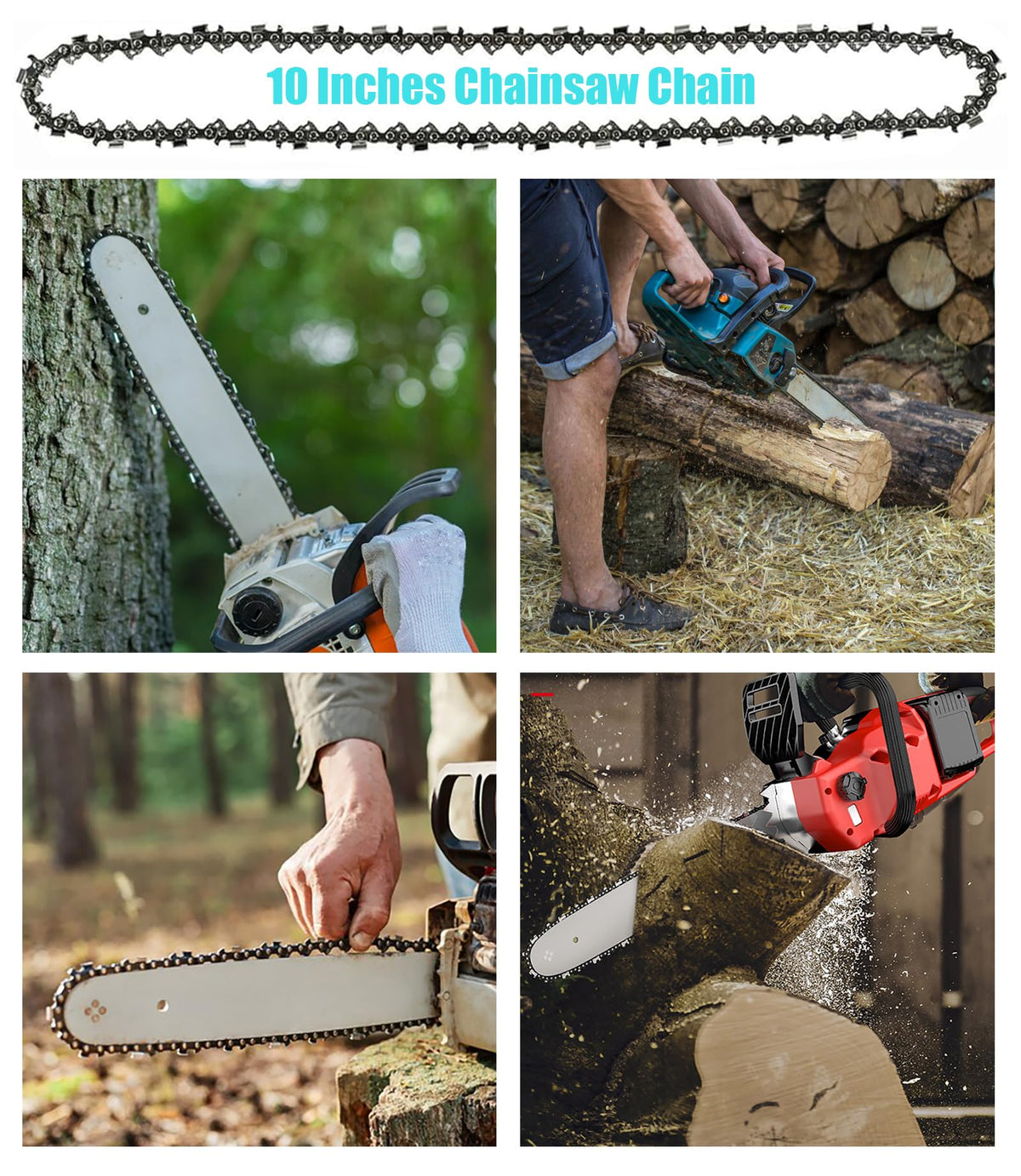 Bizhala compatibility label showing broad fit for multiple saw brands