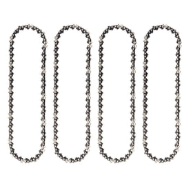 Close-up of manganese steel chain showing wear resistance