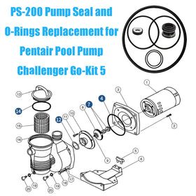 Bizhala pump union O-Ring ensures secure connections and leak prevention.