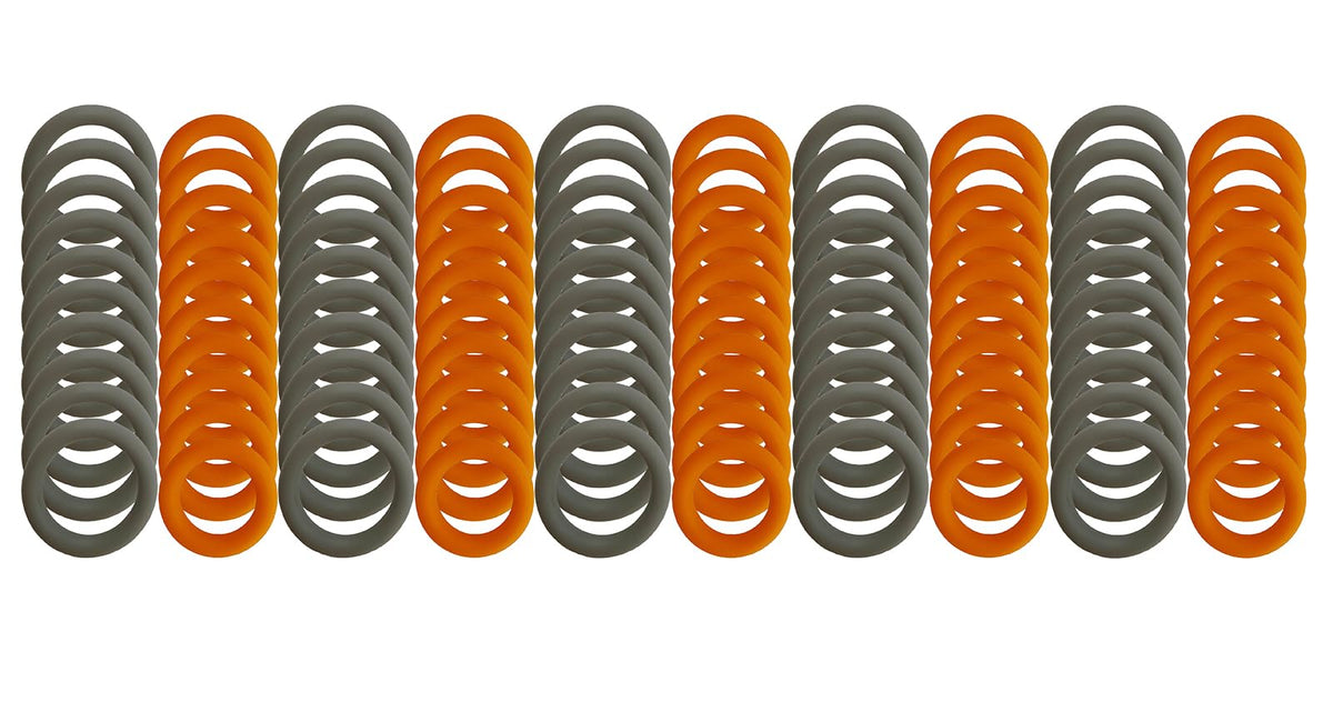 Bizhala grey O-rings for 3-8 inch quick-connect fittings, reliable seal.