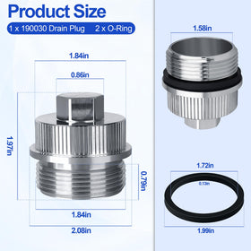 BJFGF 190030 metal body offers durability for pool pumps.