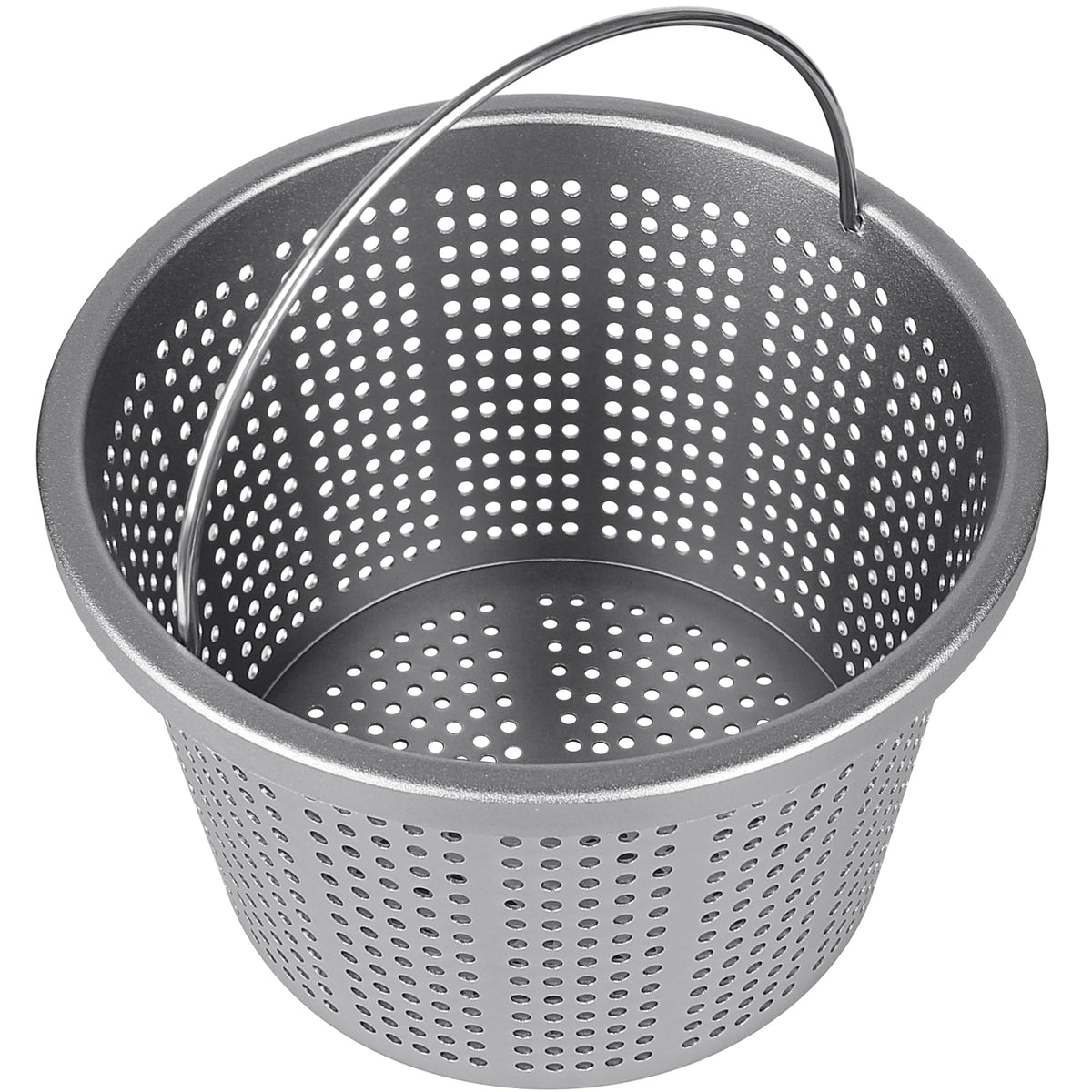 BJFGF 8in pool skimmer basket top view for durable inground use.