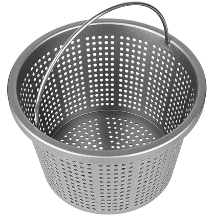 BJFGF 8in pool skimmer basket top view for durable inground use.