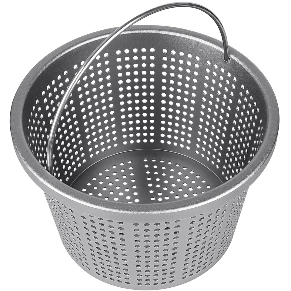BJFGF 8in pool skimmer basket top view for durable inground use.